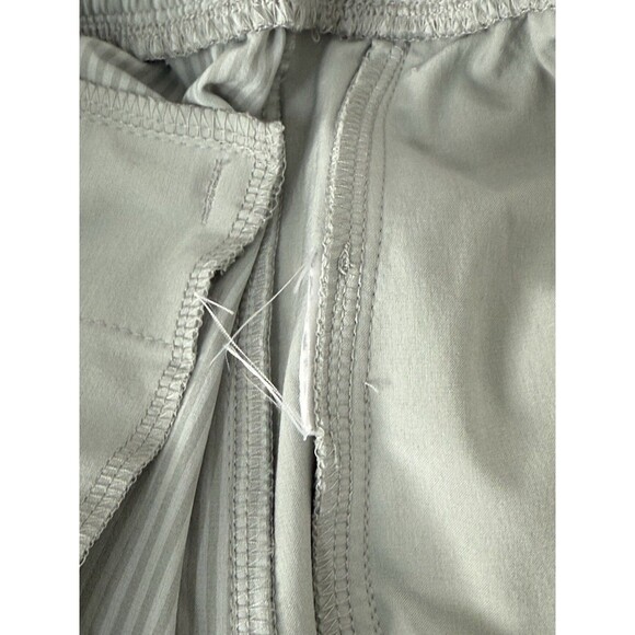 ATHLETA Brooklyn Jogger Women 12 Sage Green Stripe Lightweight Performance Daily - Picture 8 of 10